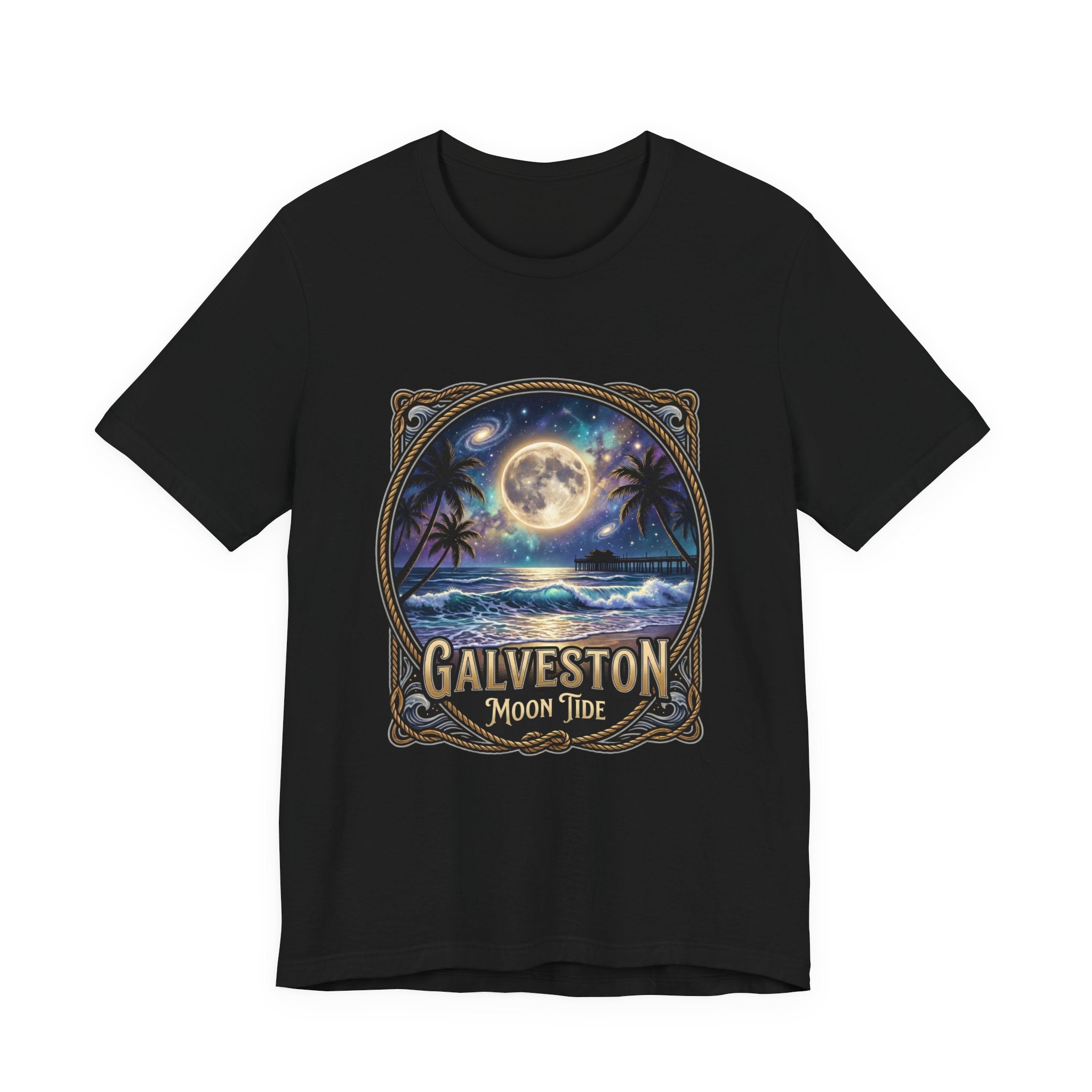 Galveston Moon Tide T-Shirt