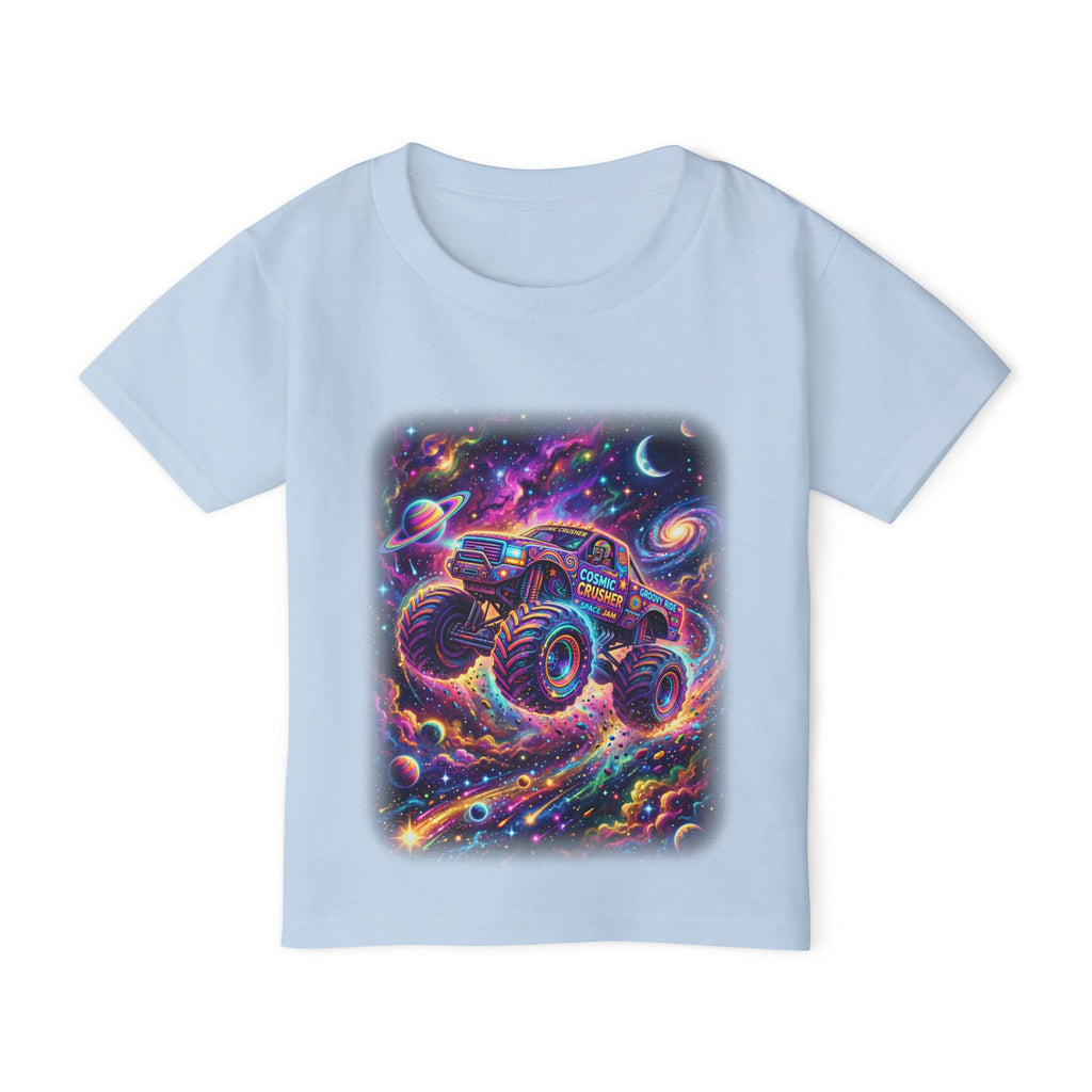 Nebula Crusher Truck Toddler T-Shirt   Cosmic Monster Truck Graphic Tee