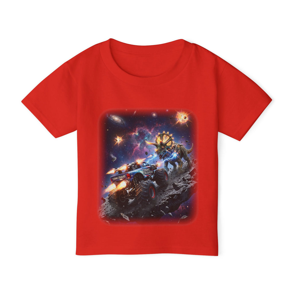 Triceratops Standoff Toddler T-Shirt