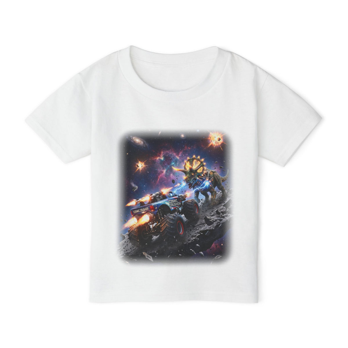 Triceratops Standoff Toddler T-Shirt