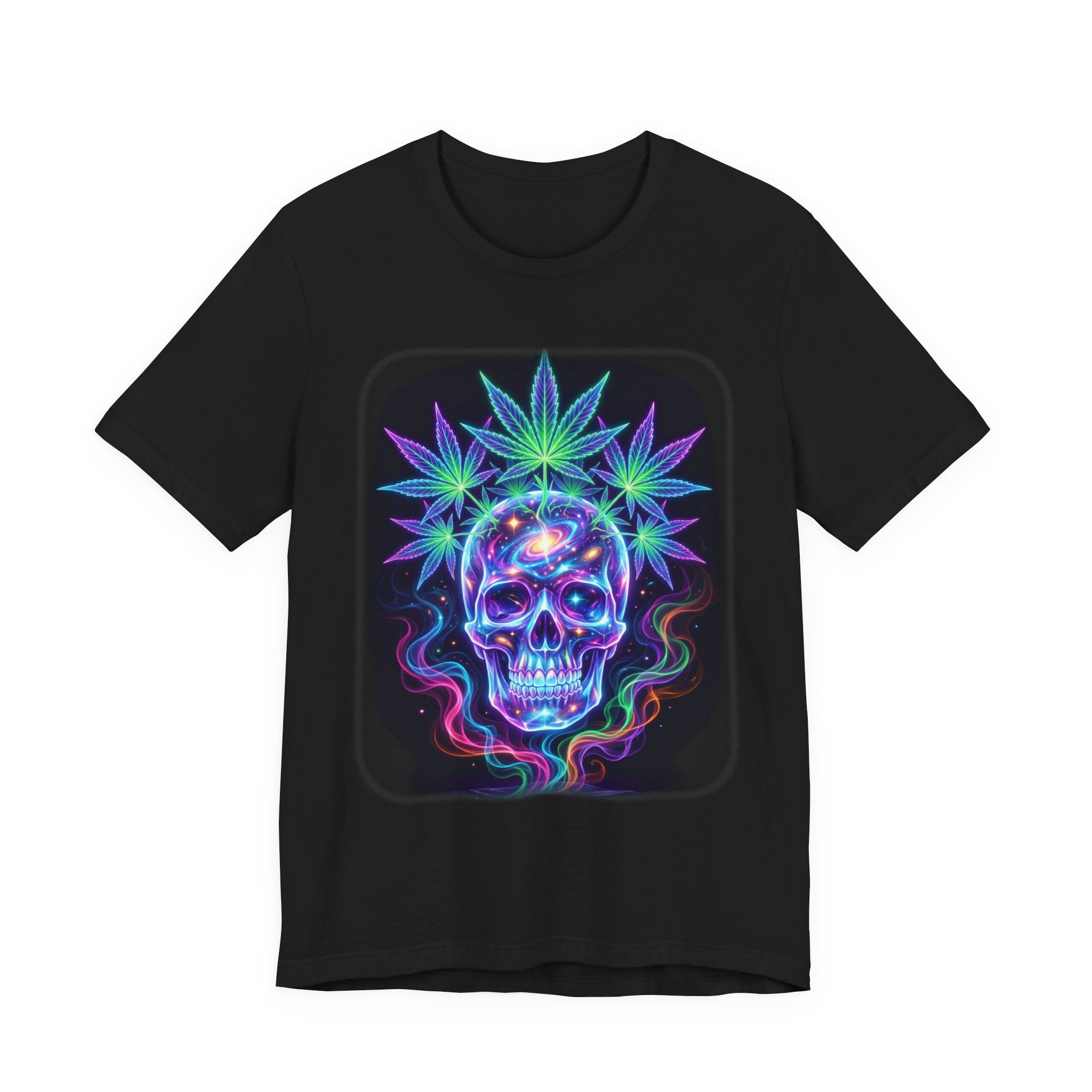 Crystal Cannabis Skull T-Shirt