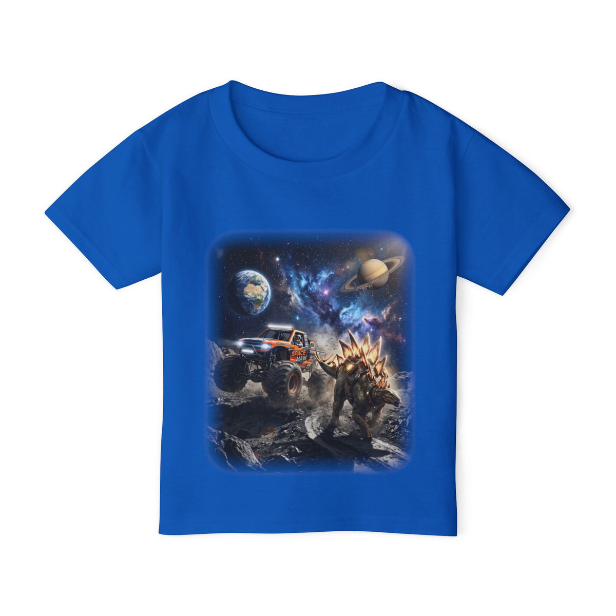 Crusher vs. Stegosaurus Toddler T-Shirt