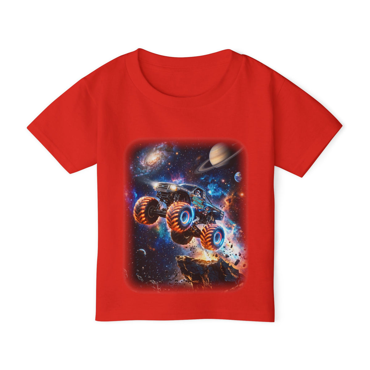 Cosmic Monster Truck Toddler T-Shirt   Cosmic Monster Truck Graphic Tee