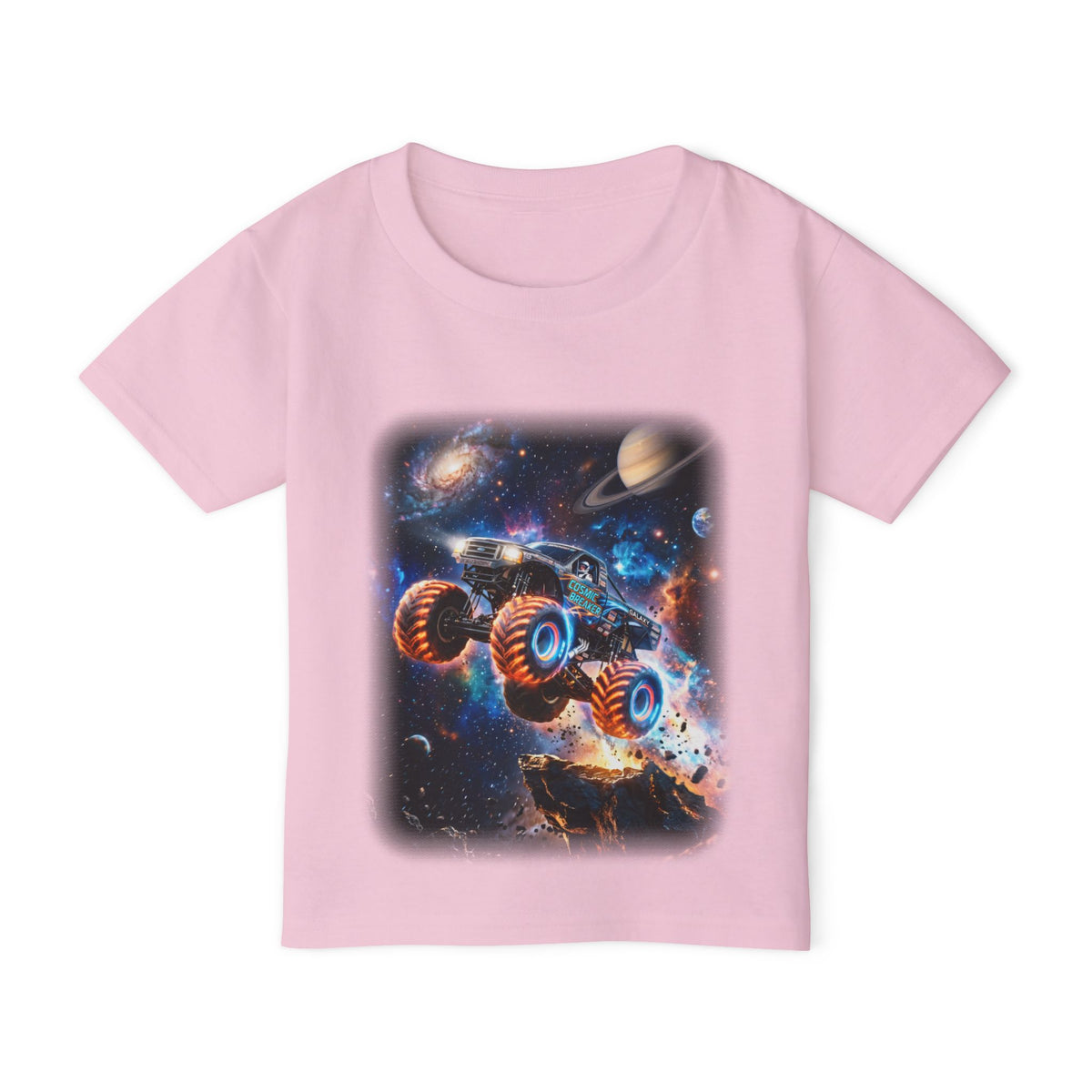 Cosmic Monster Truck Toddler T-Shirt   Cosmic Monster Truck Graphic Tee