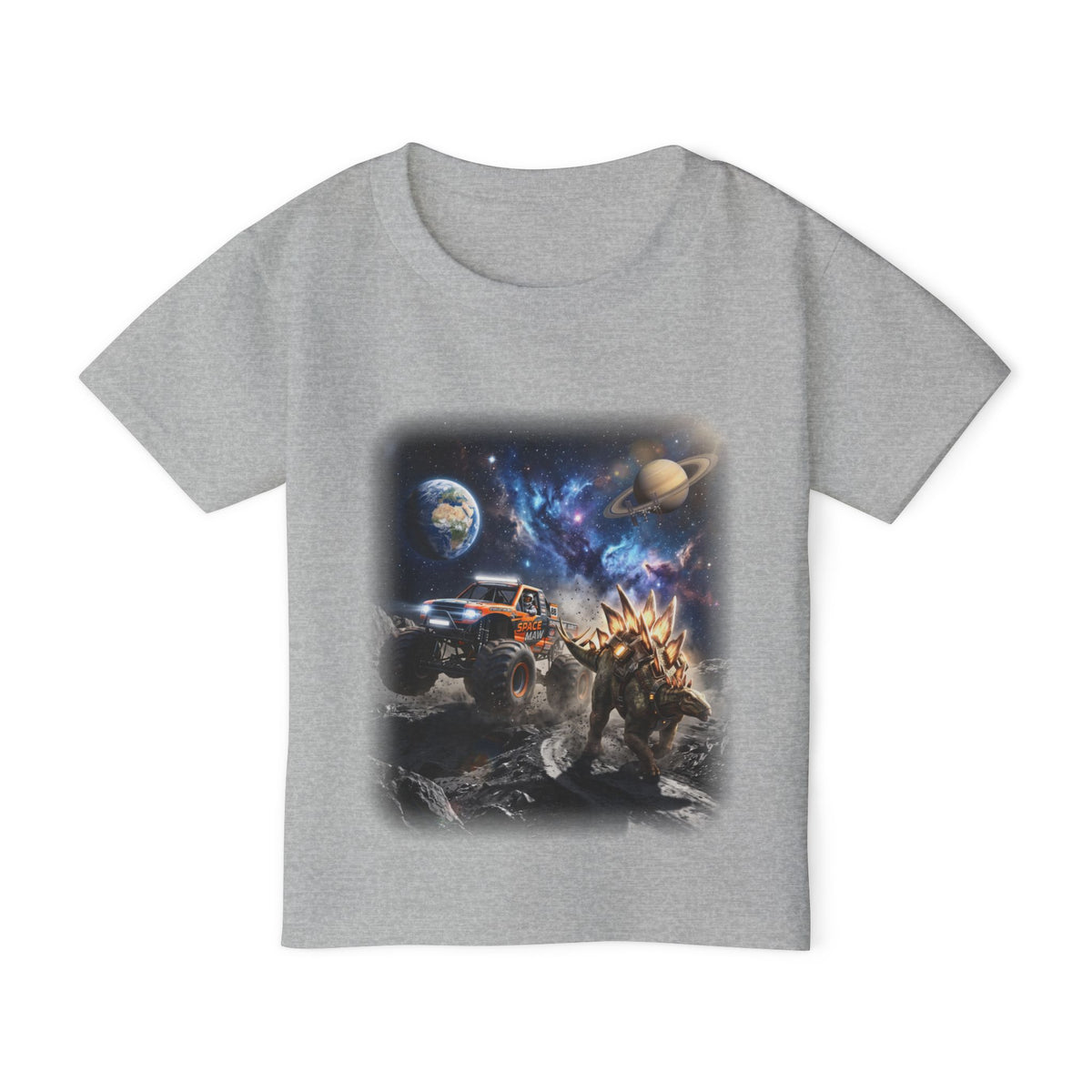 Crusher vs. Stegosaurus Toddler T-Shirt