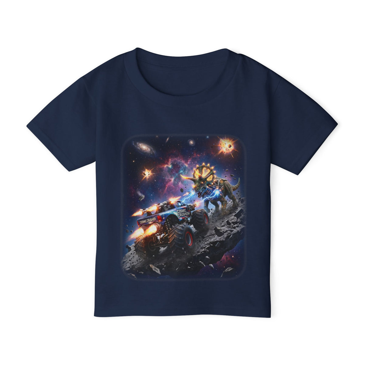 Triceratops Standoff Toddler T-Shirt