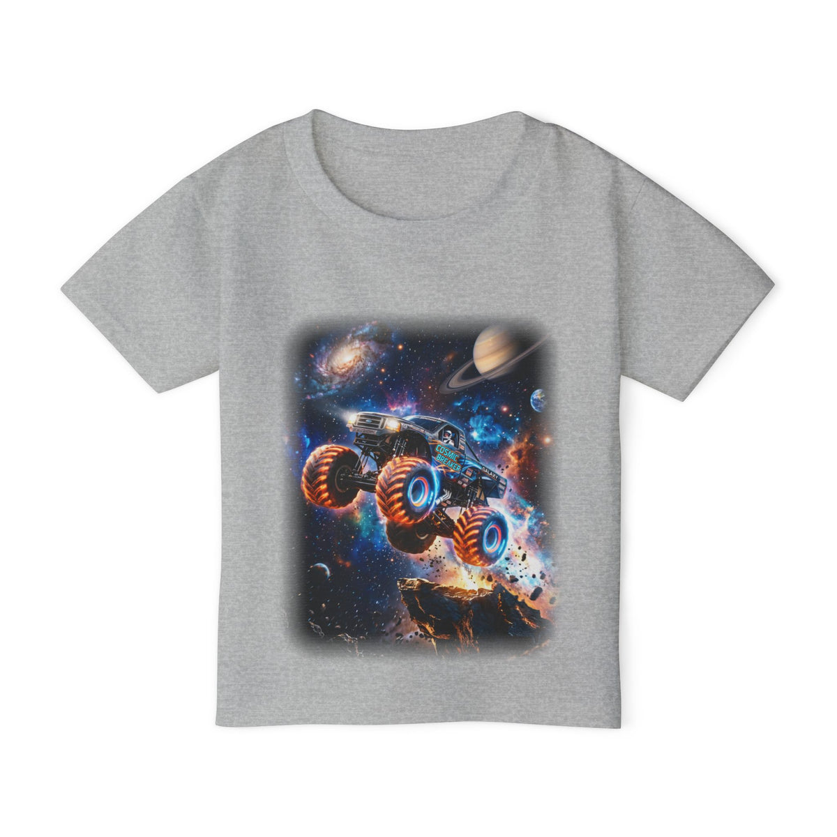 Cosmic Monster Truck Toddler T-Shirt   Cosmic Monster Truck Graphic Tee