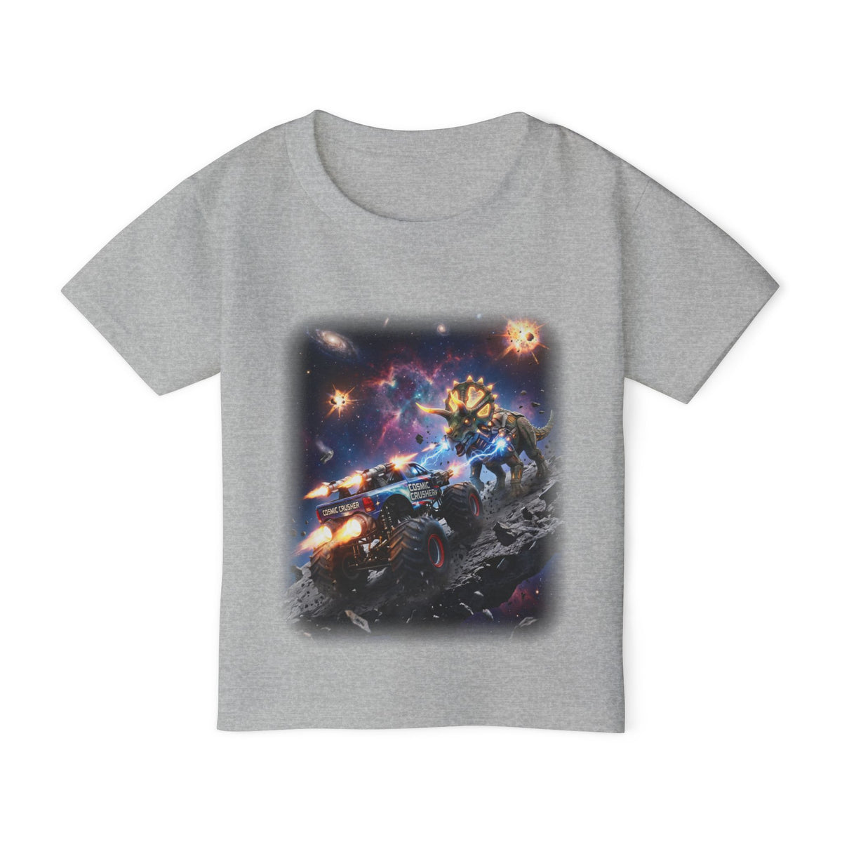 Triceratops Standoff Toddler T-Shirt