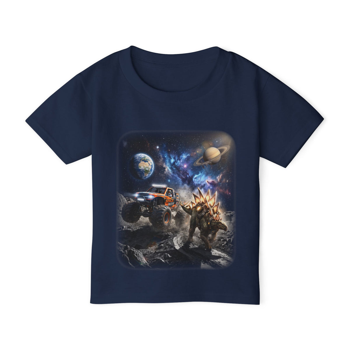 Crusher vs. Stegosaurus Toddler T-Shirt