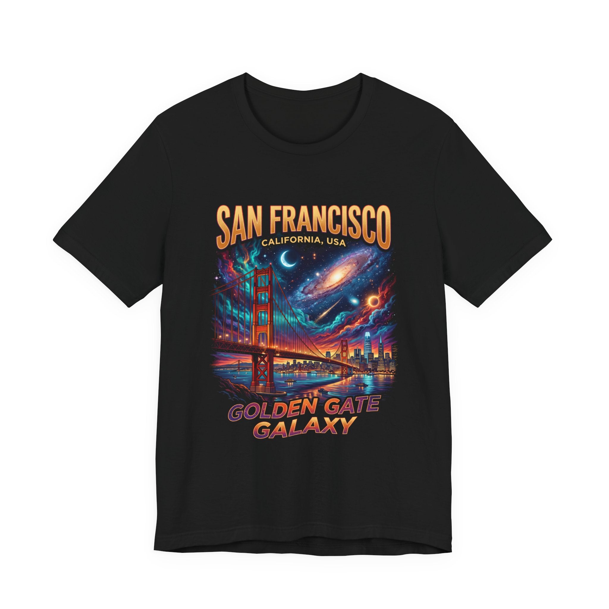 Golden Gate Galaxy T-Shirt