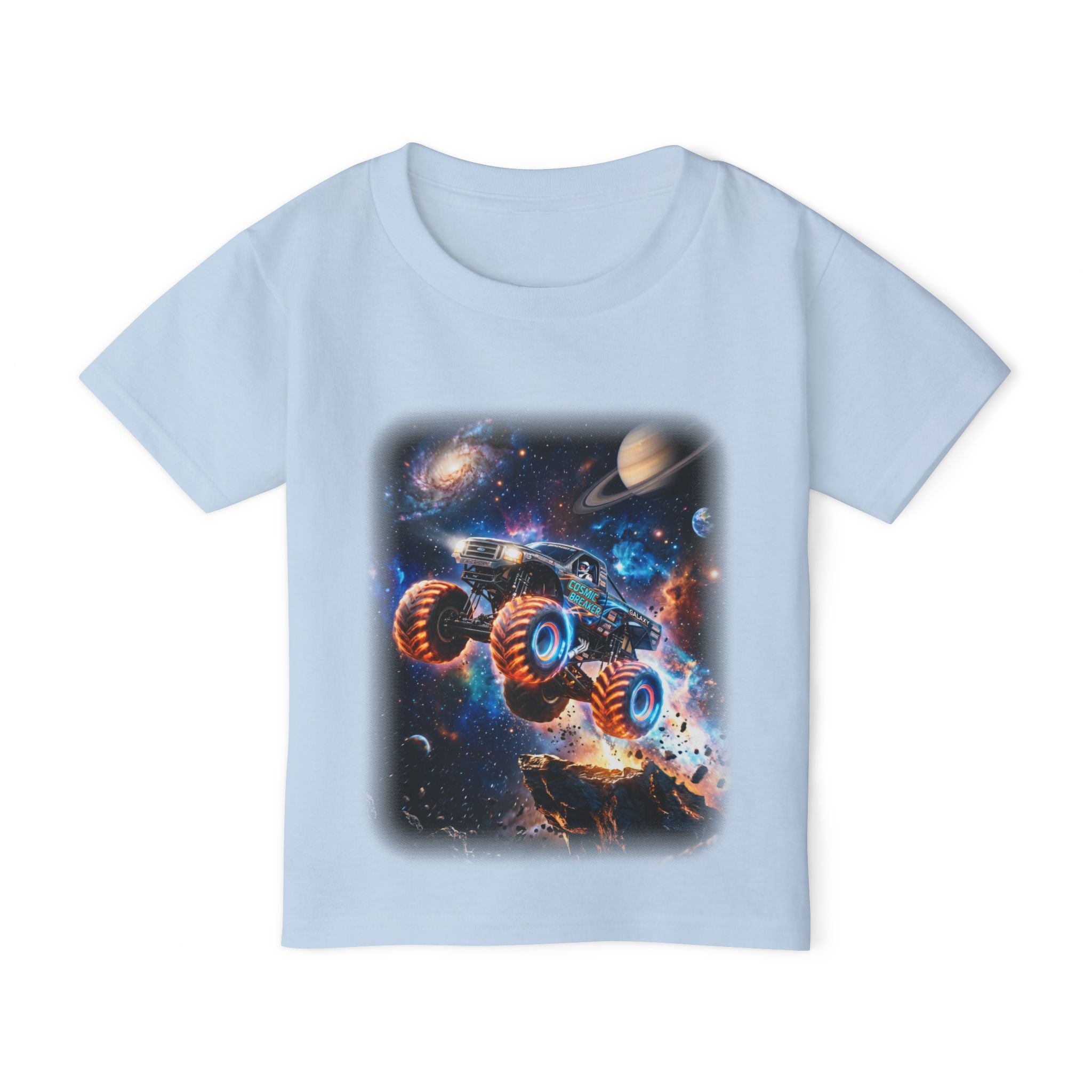 Cosmic Monster Truck Toddler T-Shirt   Cosmic Monster Truck Graphic Tee