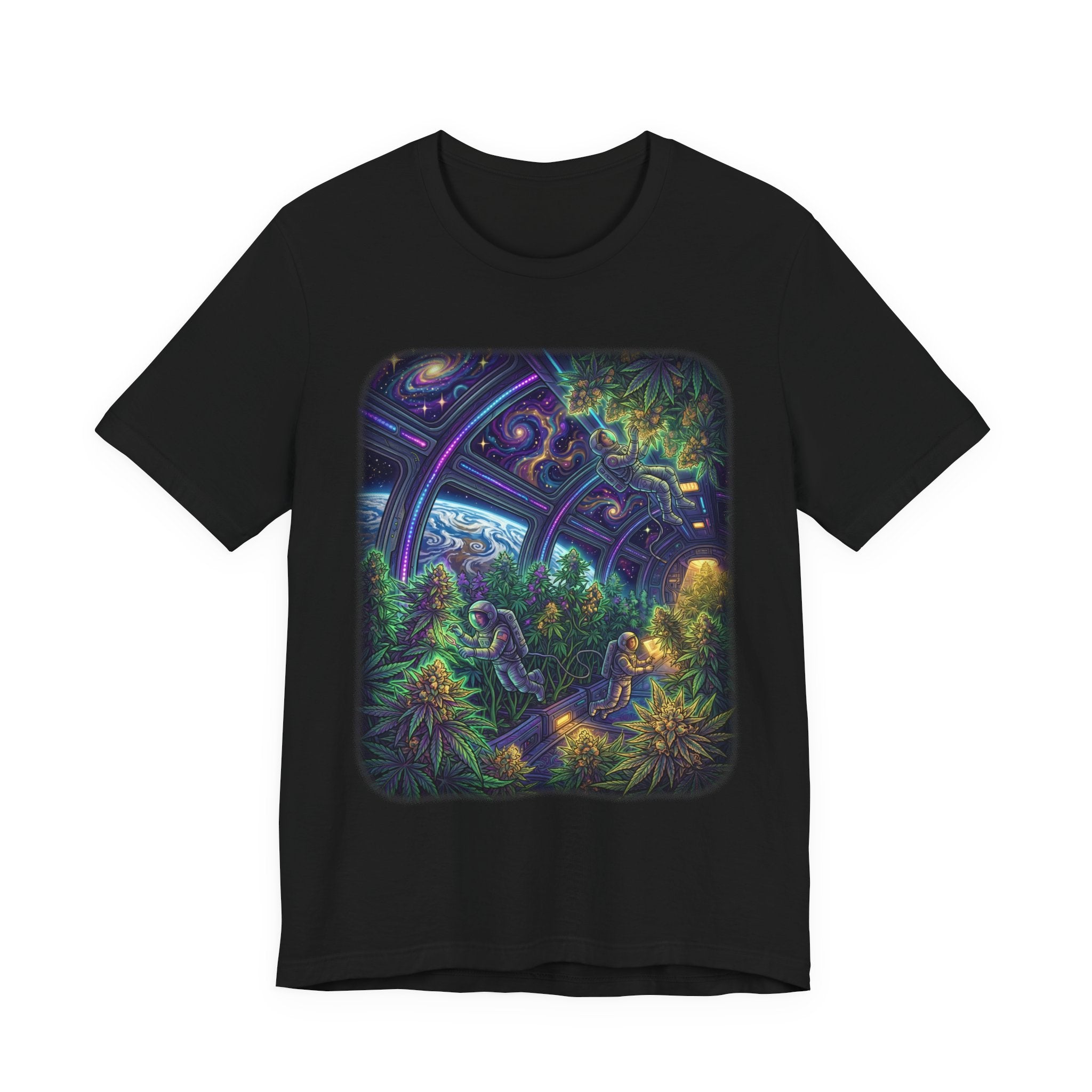 Space Station Cannabis T-Shirt