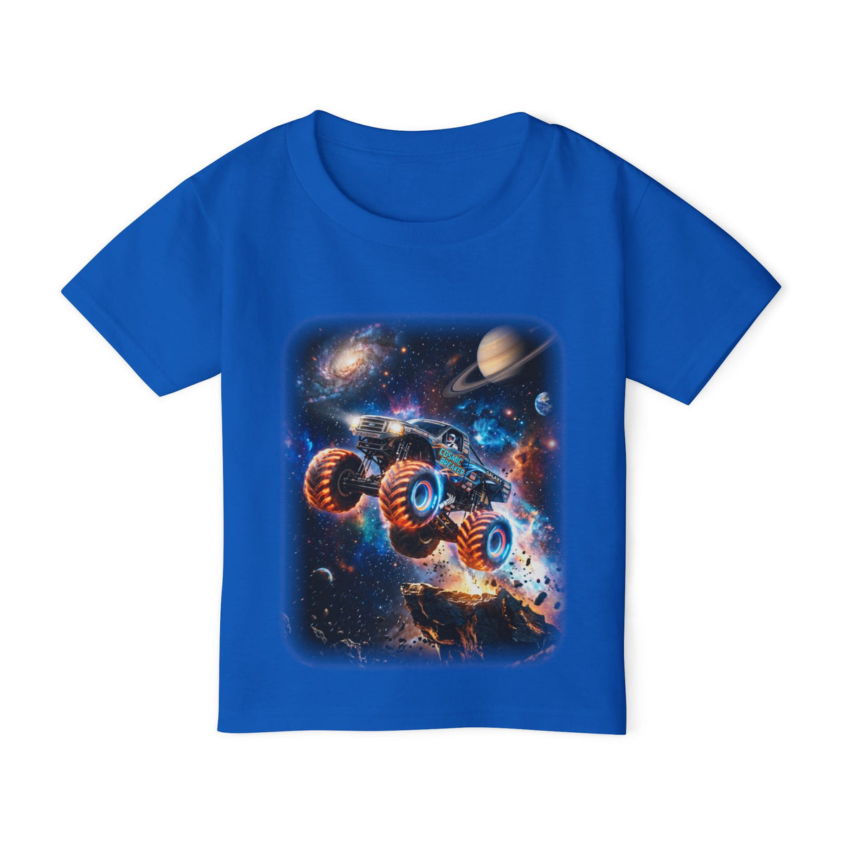 Cosmic Monster Truck Toddler T-Shirt   Cosmic Monster Truck Graphic Tee