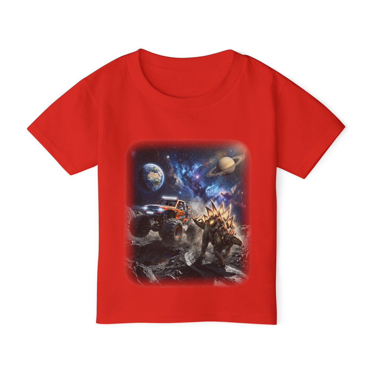 Crusher vs. Stegosaurus Toddler T-Shirt