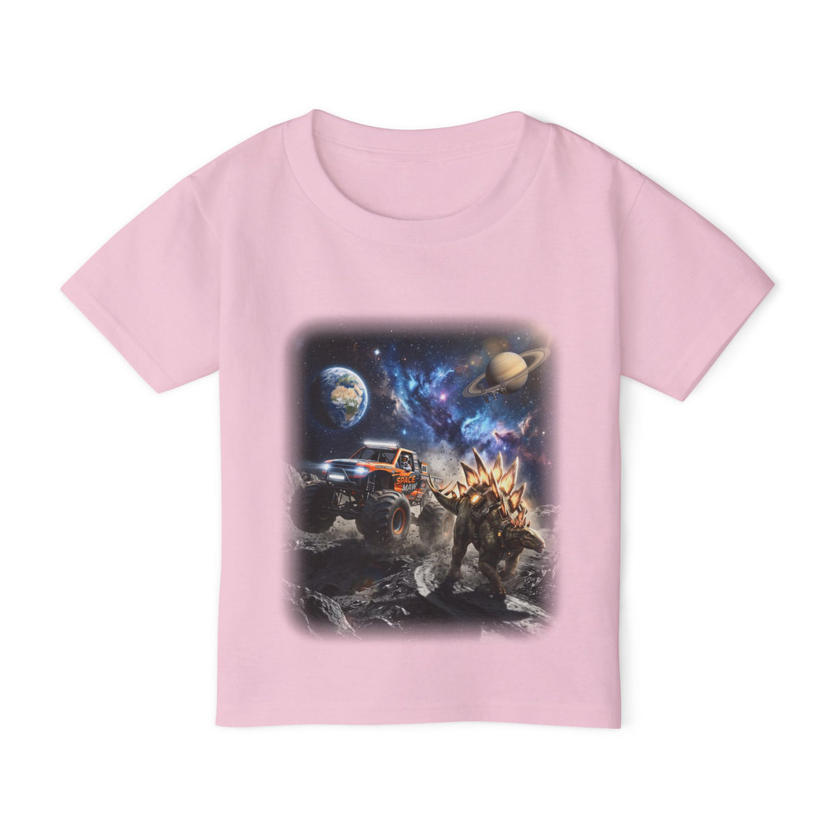 Crusher vs. Stegosaurus Toddler T-Shirt