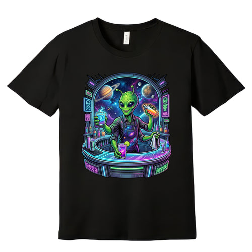 Alien Bartender T-Shirt