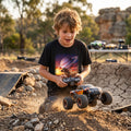 Ring Ripper Truck Youth T-Shirt | Cosmic Monster Truck Graphic Tee