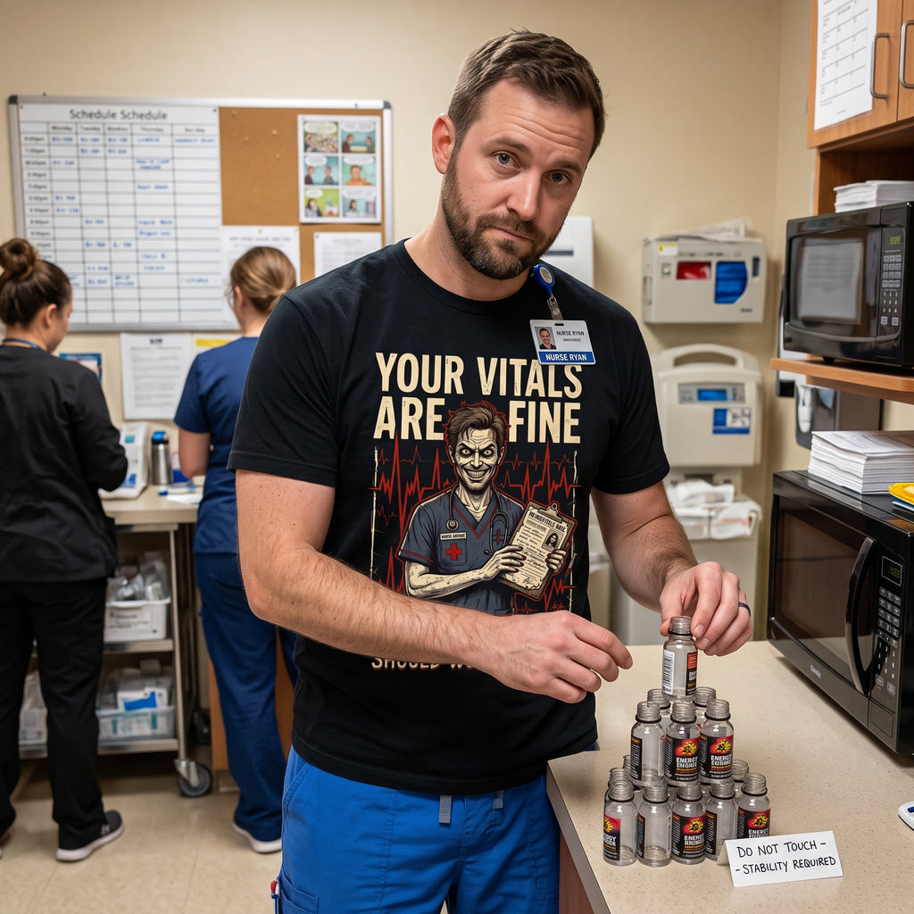 Your Vitals are Fine - Male T-shirt