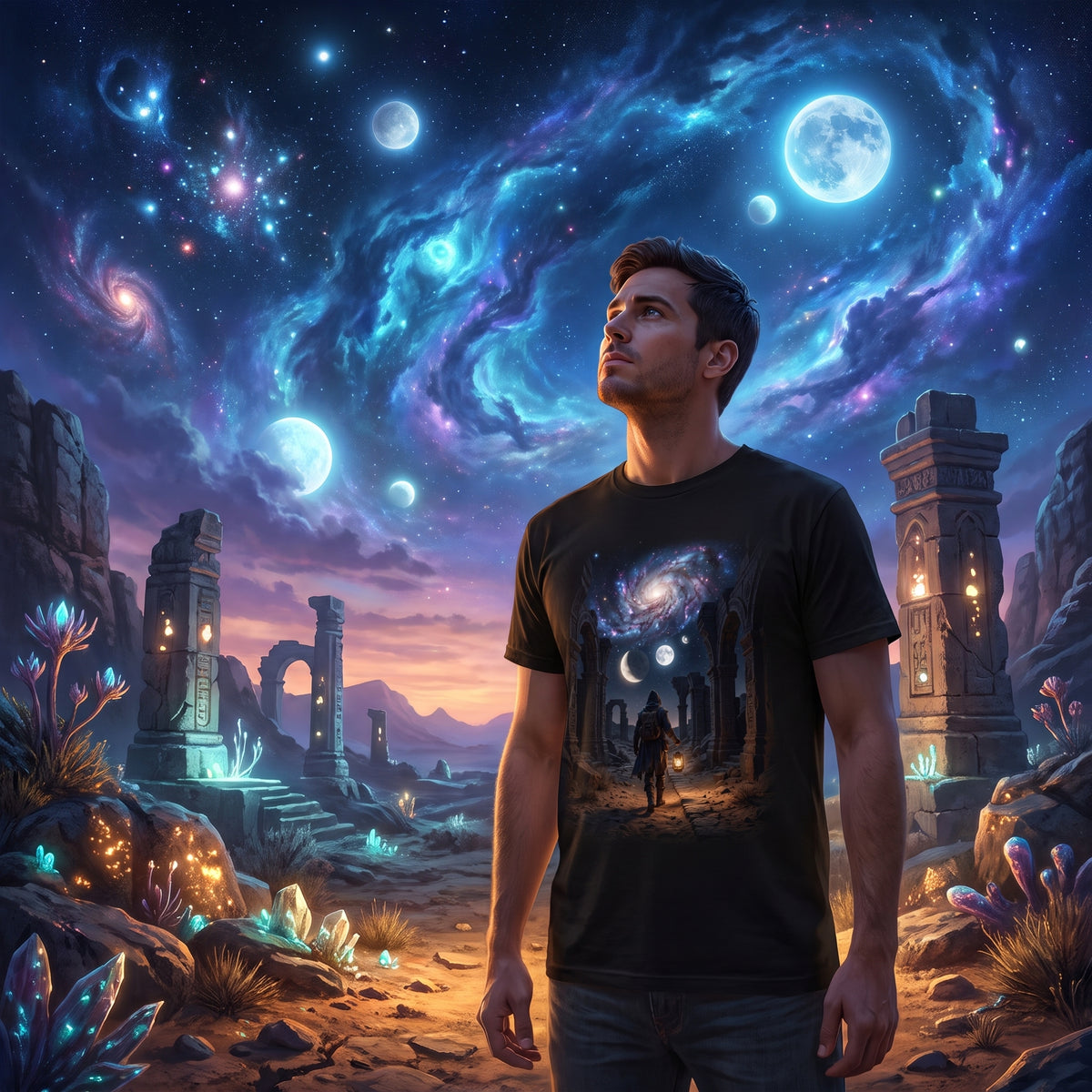Lantern Walker T-Shirt