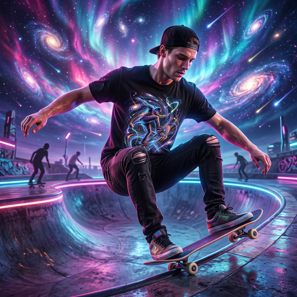 Black Hole Kickflip T-Shirt