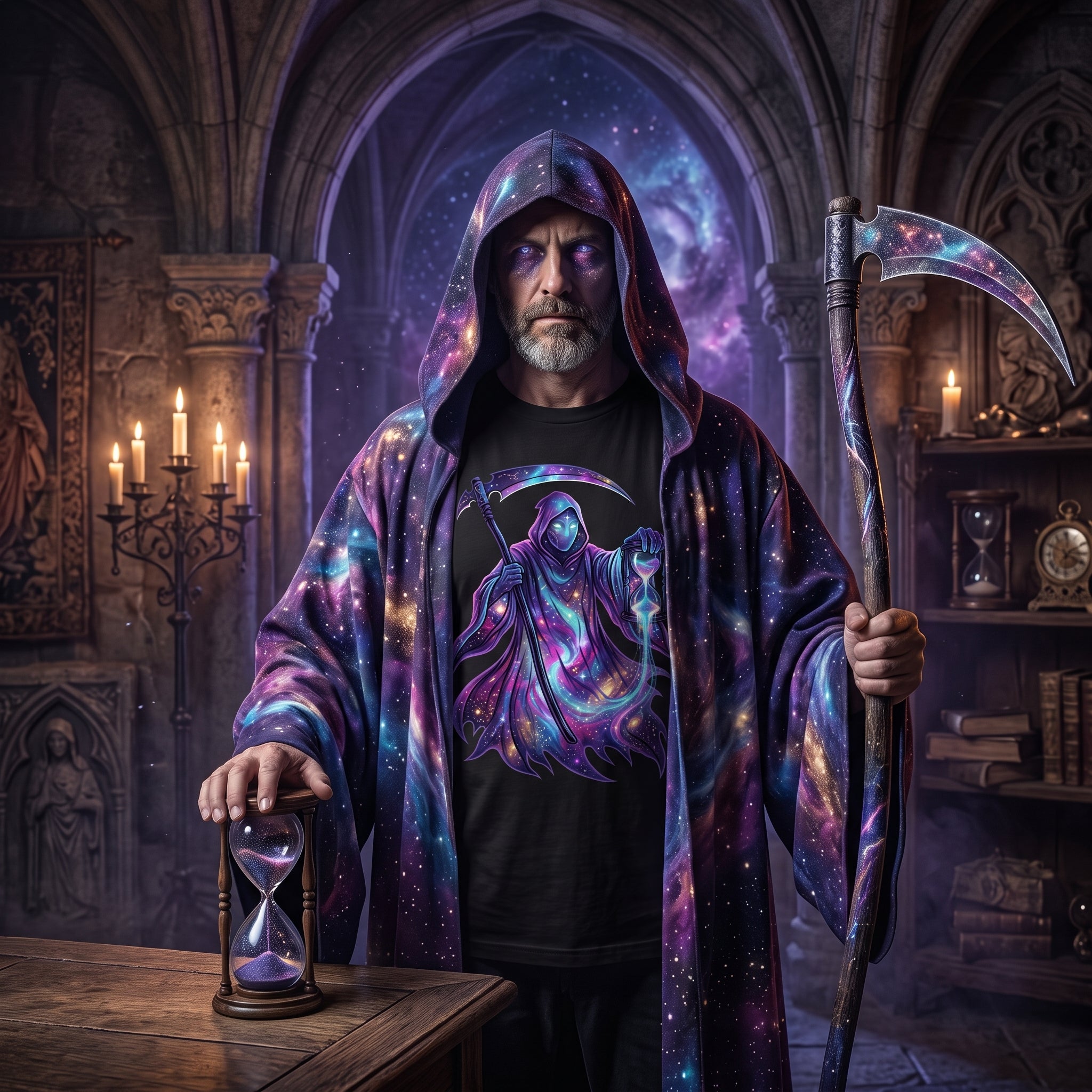 Cosmic Timekeeper T-Shirt