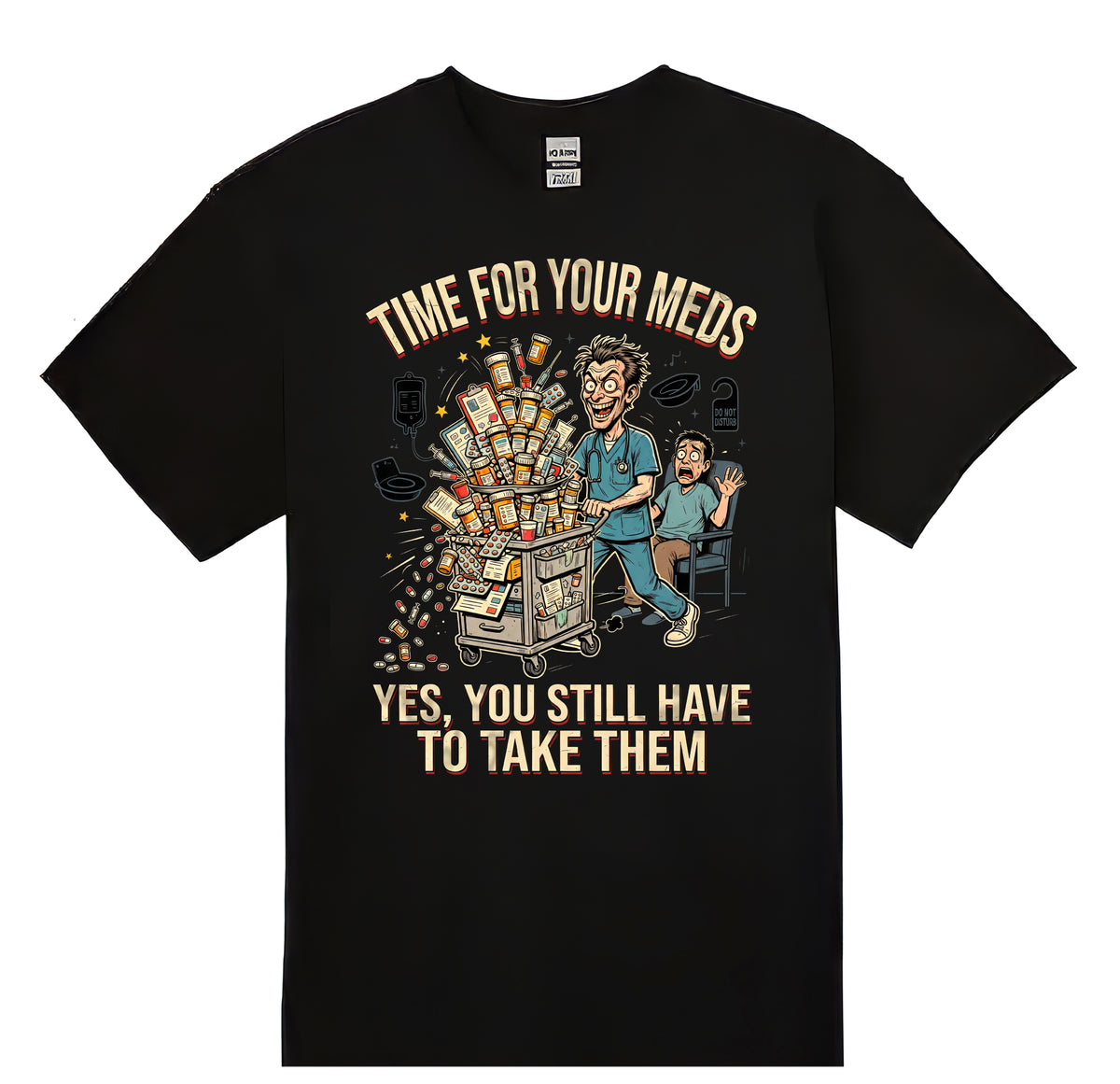 Time for Your Meds Male T-shirt