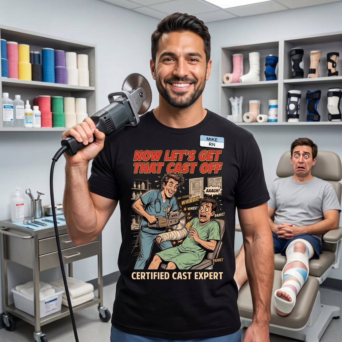Certified Cast Expert Male T-shirt