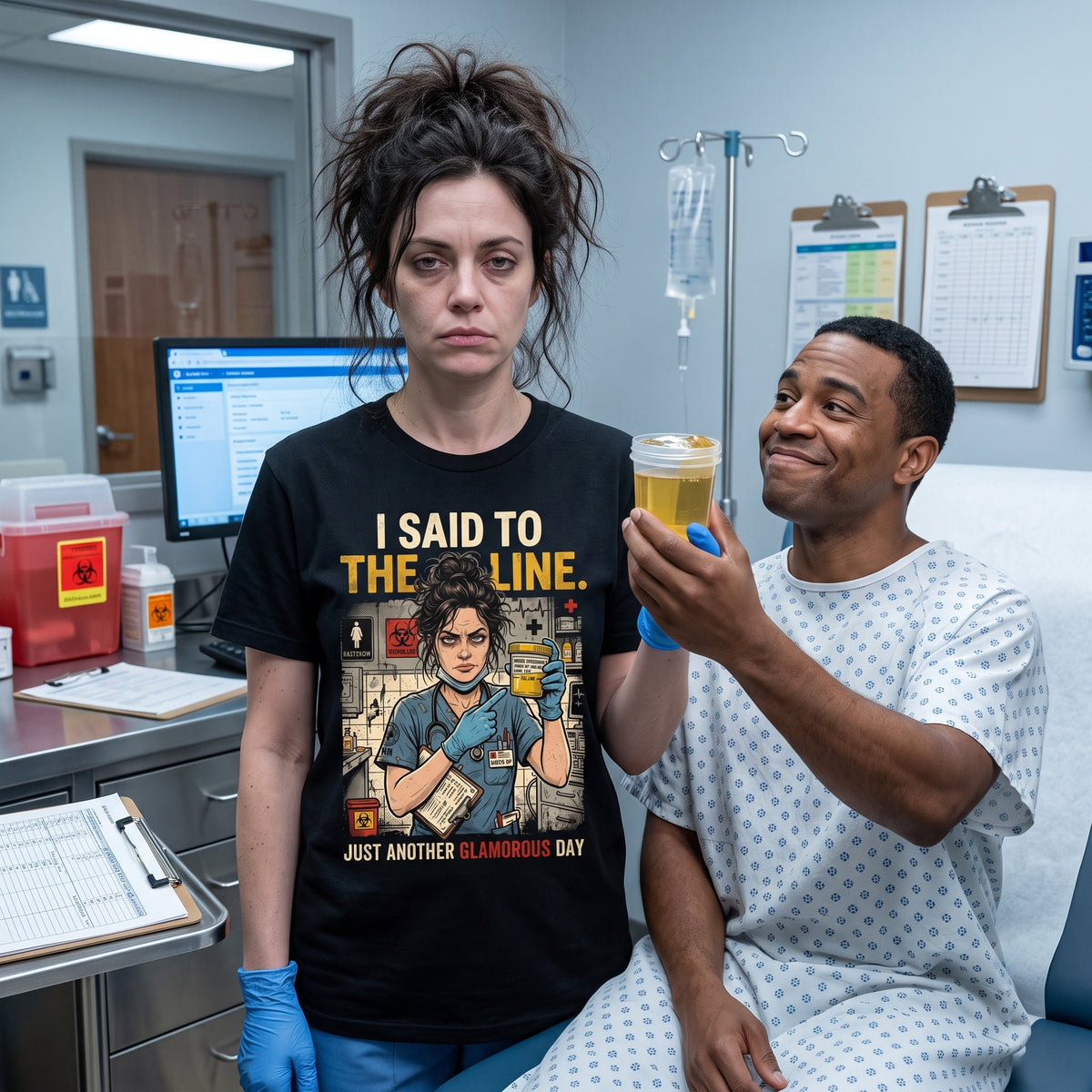 I said to the line T-shirt