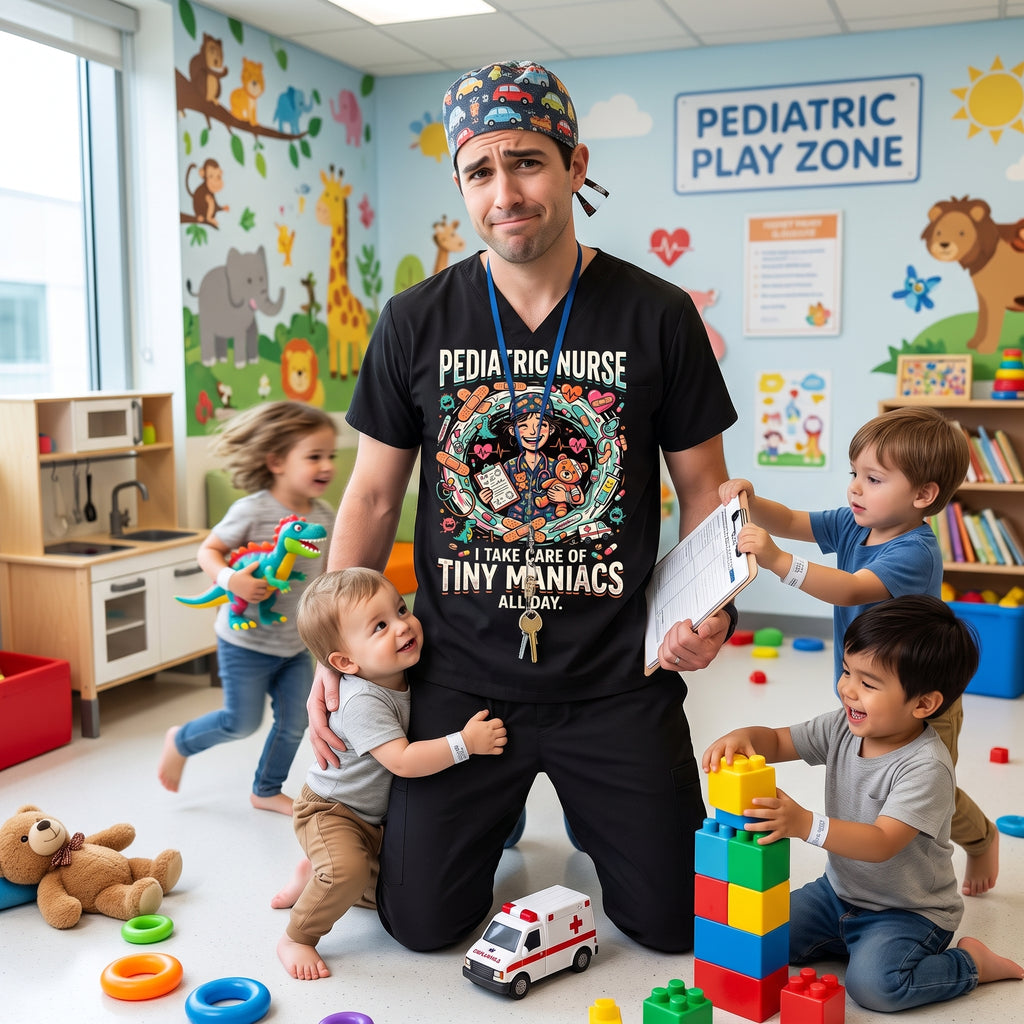 Pediatric Nurse - Male T-shirt