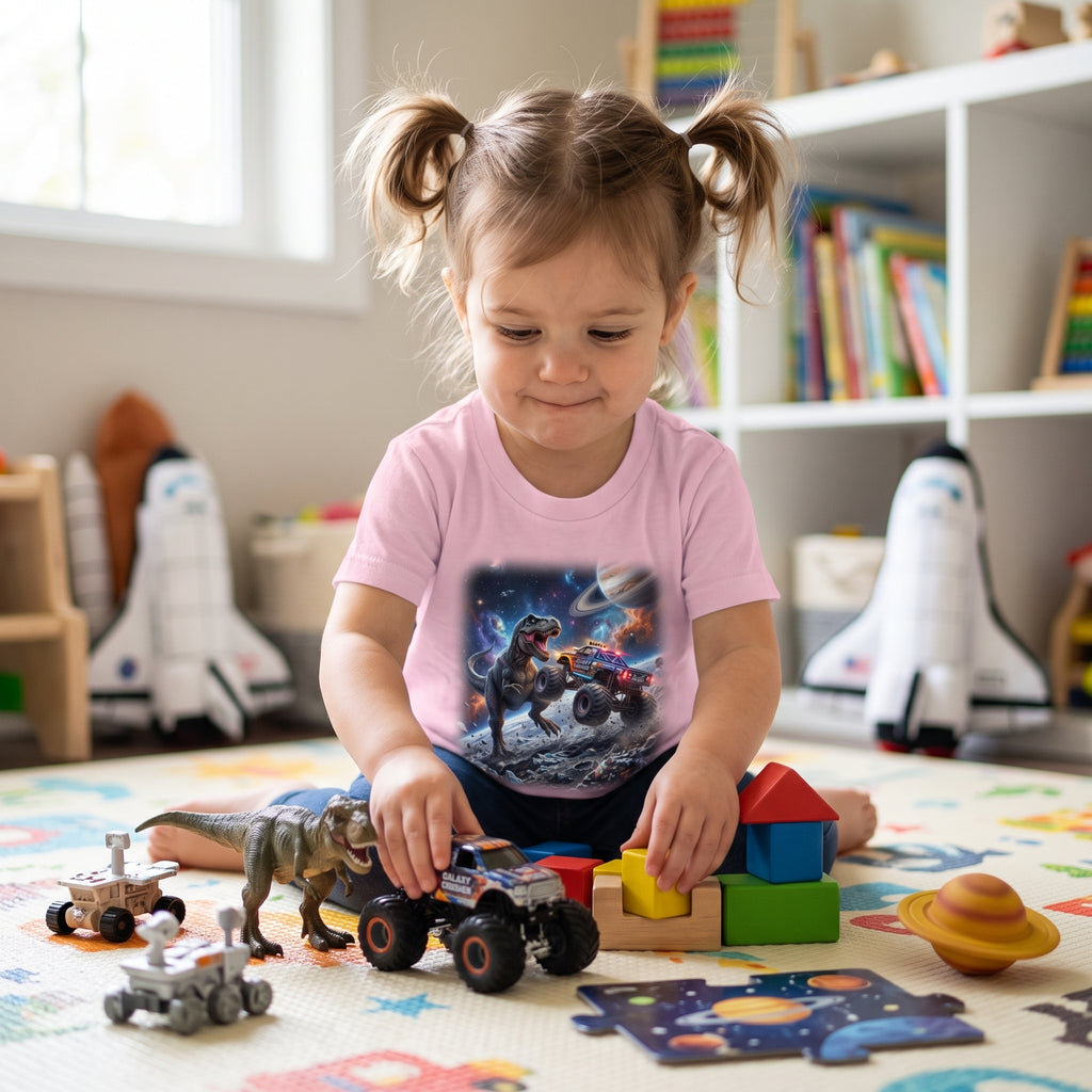 Crusher vs. Brachiosaurus Toddler T-Shirt