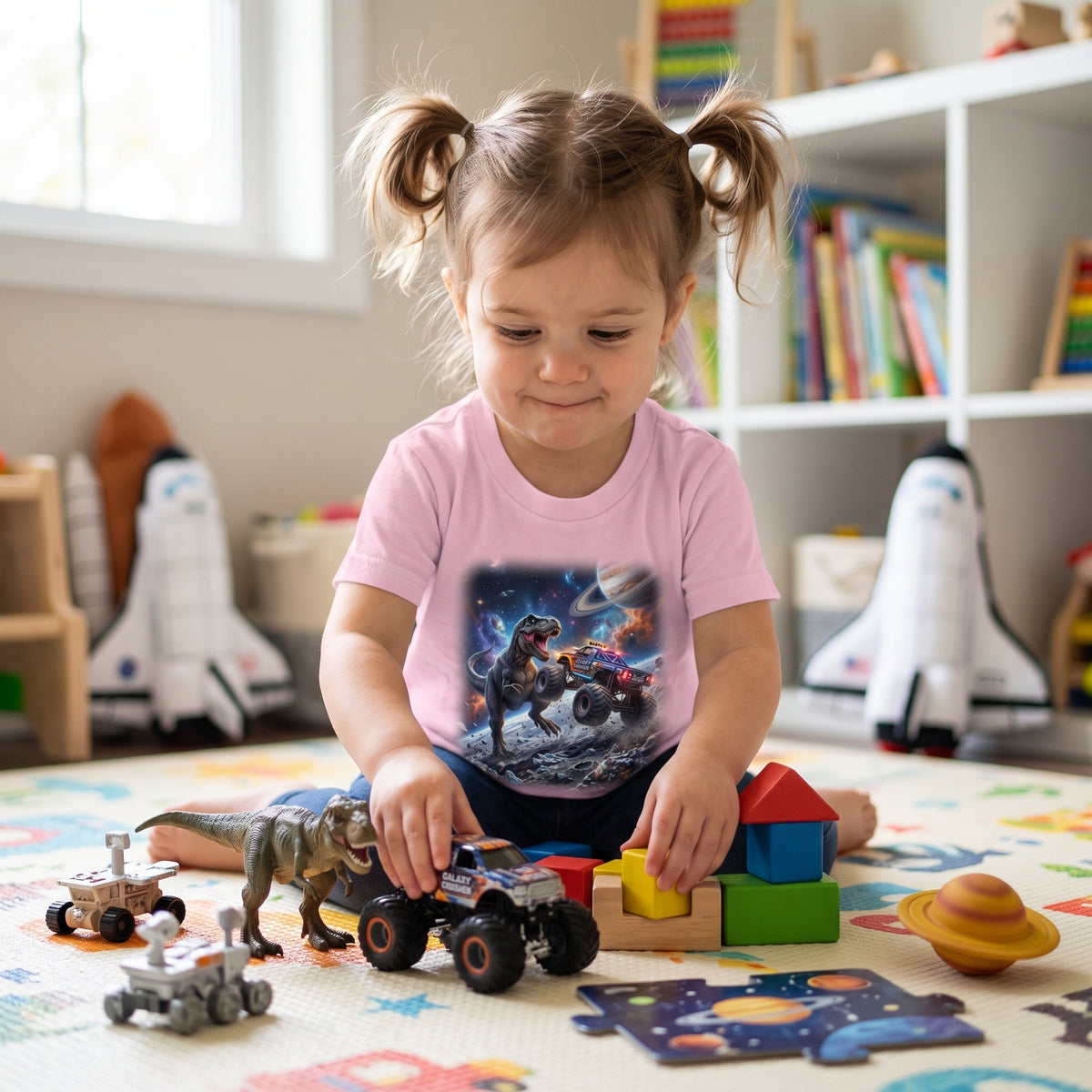 Crusher vs. T. rex Toddler T-Shirt