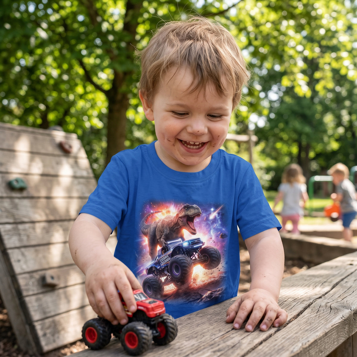 Crusher vs. Giganotosaurus Toddler T-Shirt