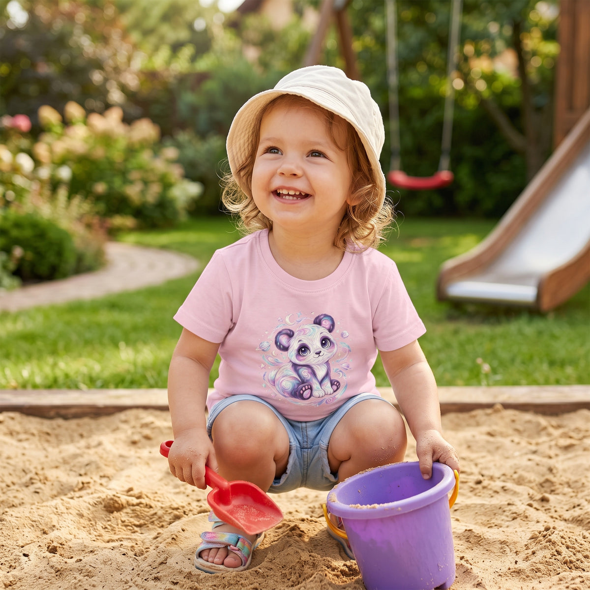 Moonbeam Panda Toddler T-Shirt
