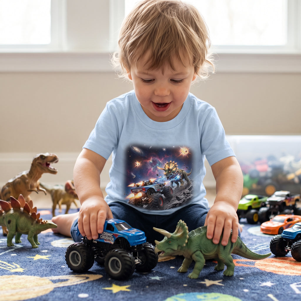 Triceratops Standoff Toddler T-Shirt