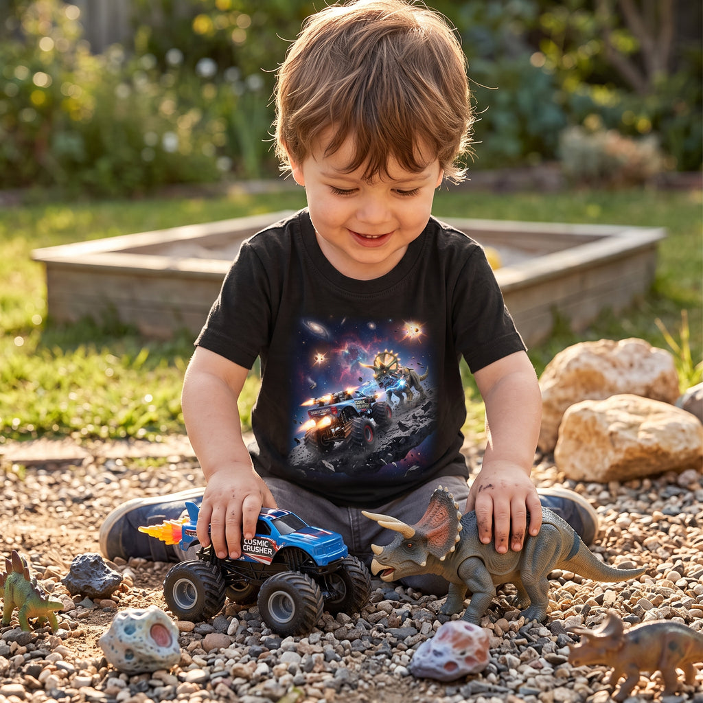Triceratops Standoff Toddler T-Shirt