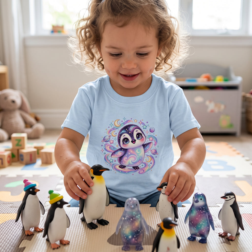 Cosmic Penguin Toddler T-Shirt