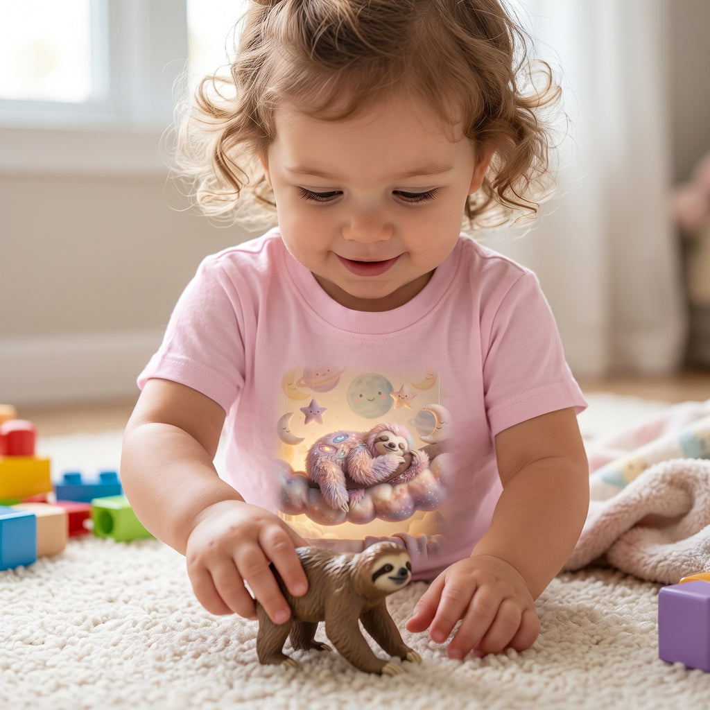 Cosmic Slumber Sloth Toddler T-Shirt