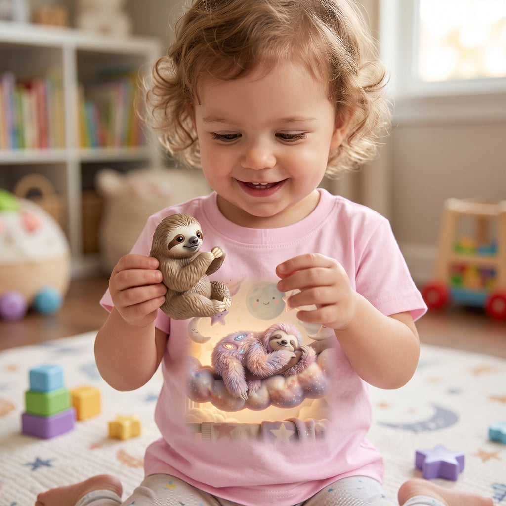 Cosmic Slumber Sloth Toddler T-Shirt