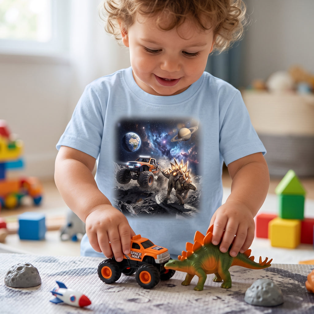 Crusher vs. Stegosaurus Toddler T-Shirt