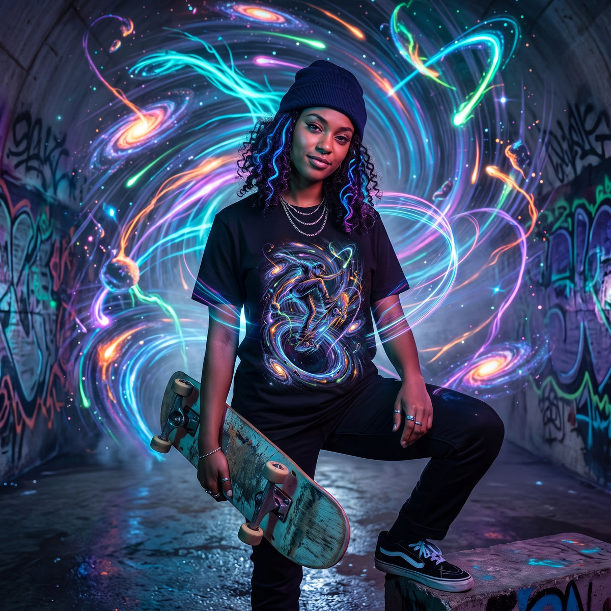 Black Hole Kickflip T-Shirt